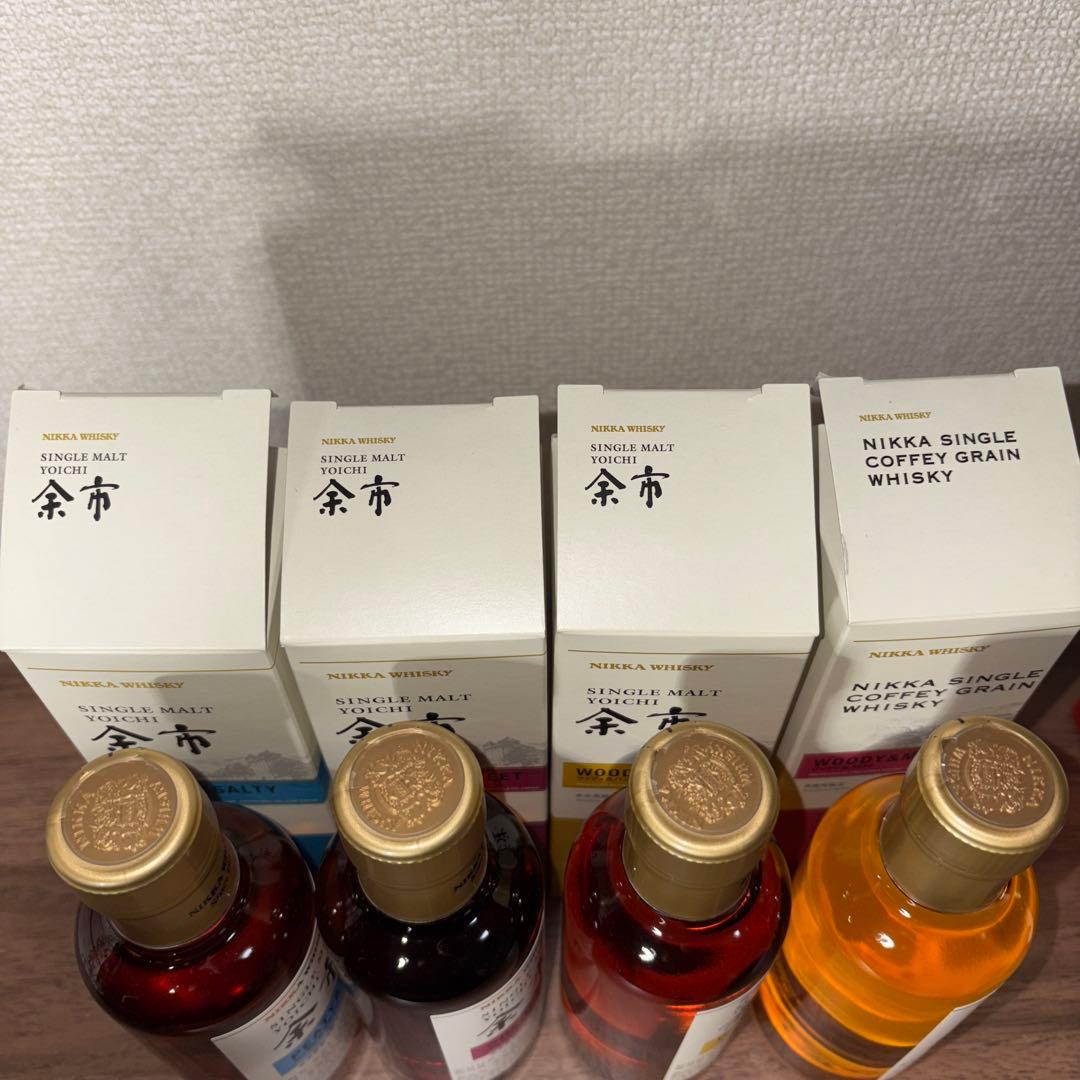 NIKKAウイスキー　蒸溜所限定　180ml×4本セット