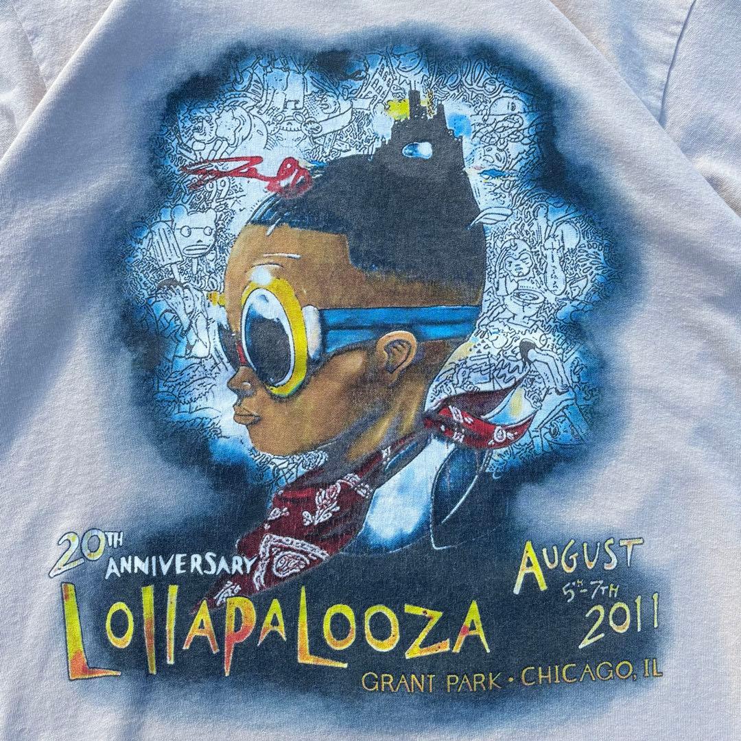LOLLAPALOOZA festival 2011 tシャツ ロラパルーザ