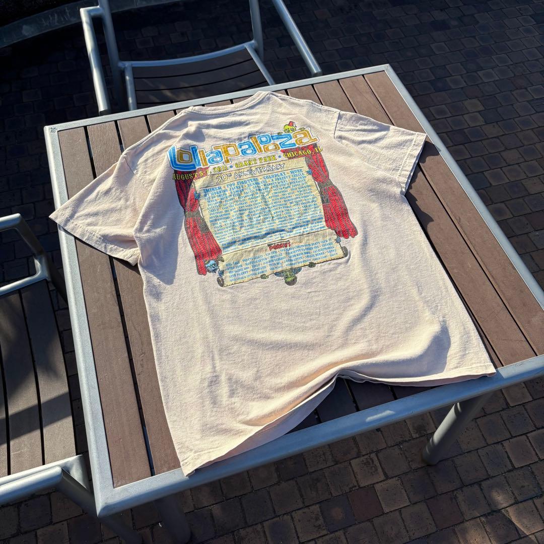LOLLAPALOOZA festival 2011 tシャツ ロラパルーザ