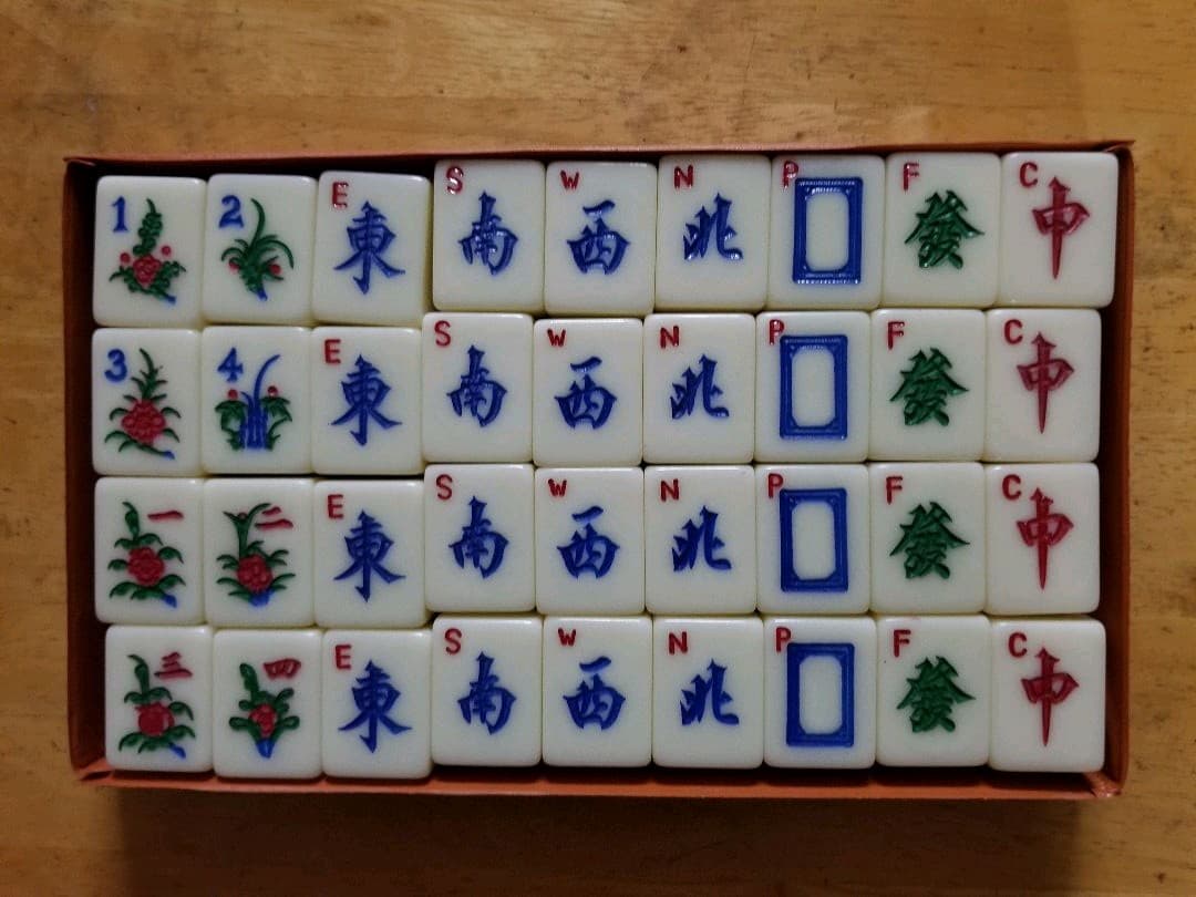 麻雀牌　★裏面白色大型牌★