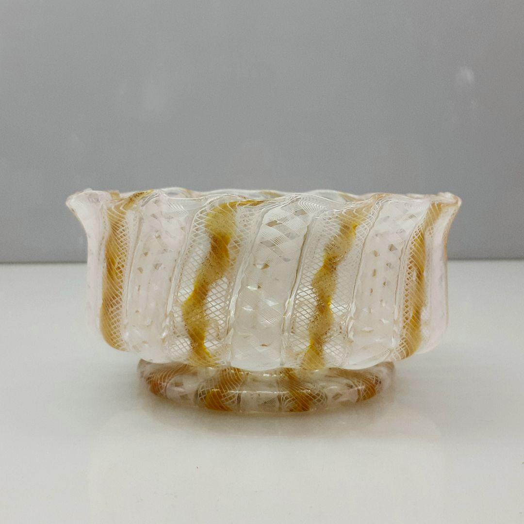 MURANO ムラノ 金彩 レース お碗 皿