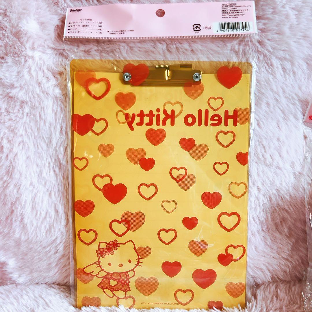 希少レア　ハローキティ　エンジェル　バルーン　レターセット　メモ　平成レトロ