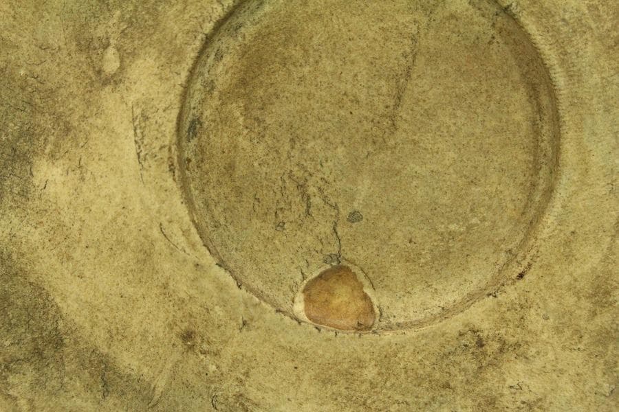 古清水 粟田焼 仁清写 鳳凰 香炉 25cmx11cm(LC639)