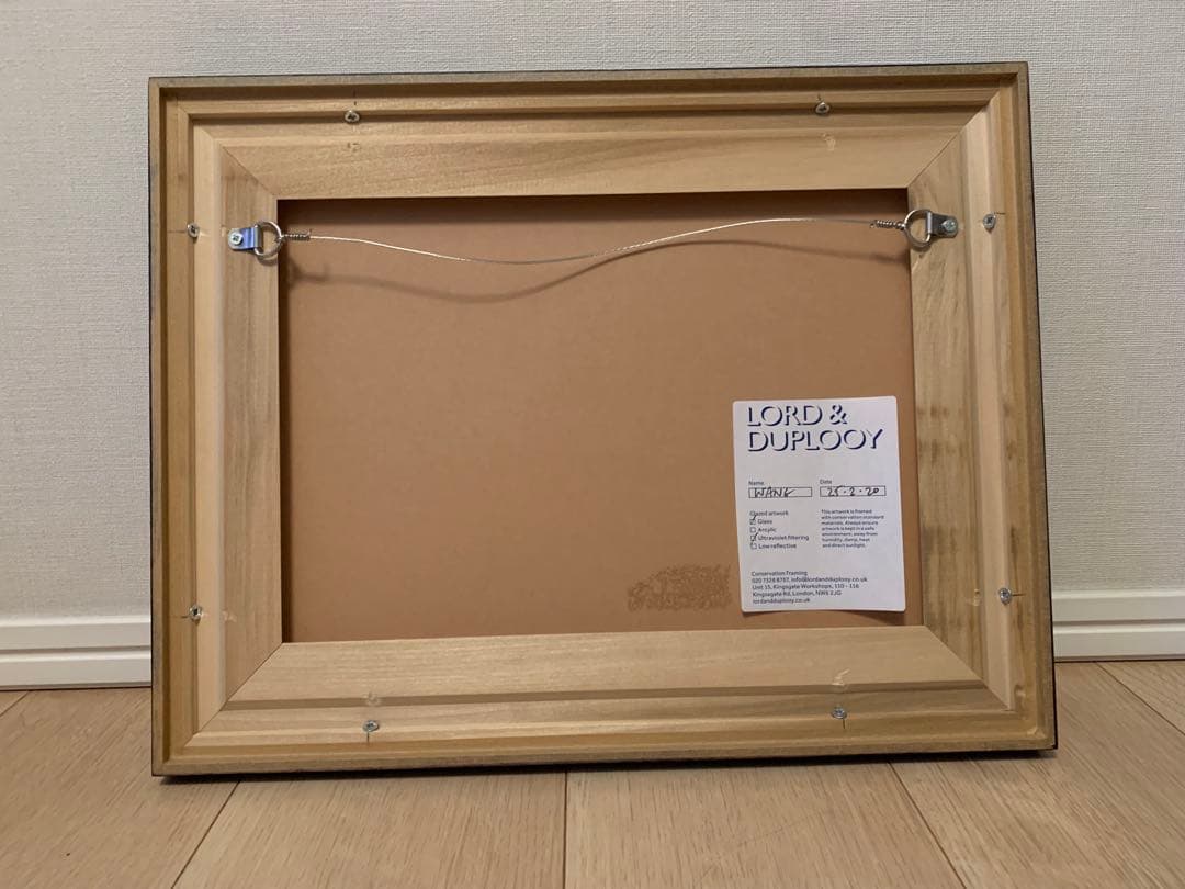 Mr. Slowboy dunhill額装ジグレーイラスト限定2点シリアルNo2