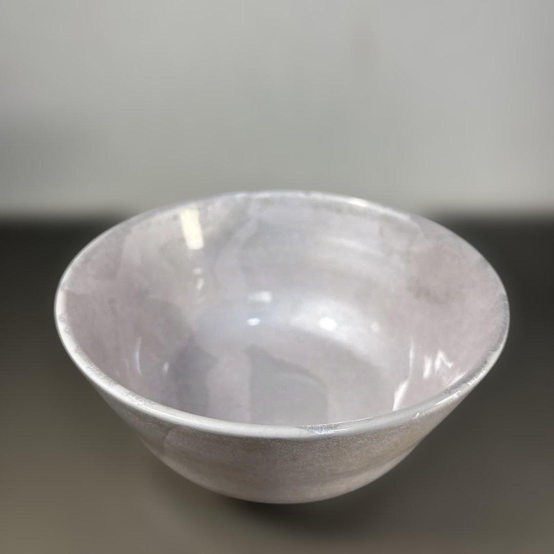 【人間国宝】 中田一於 本人作 淡桜 釉裏銀彩 茶碗 茶道具 美術品