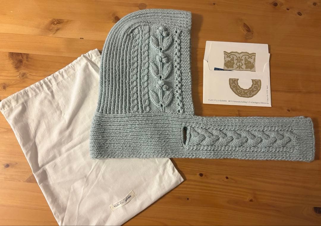 yuki fujisawa バラクラバ　ニット帽