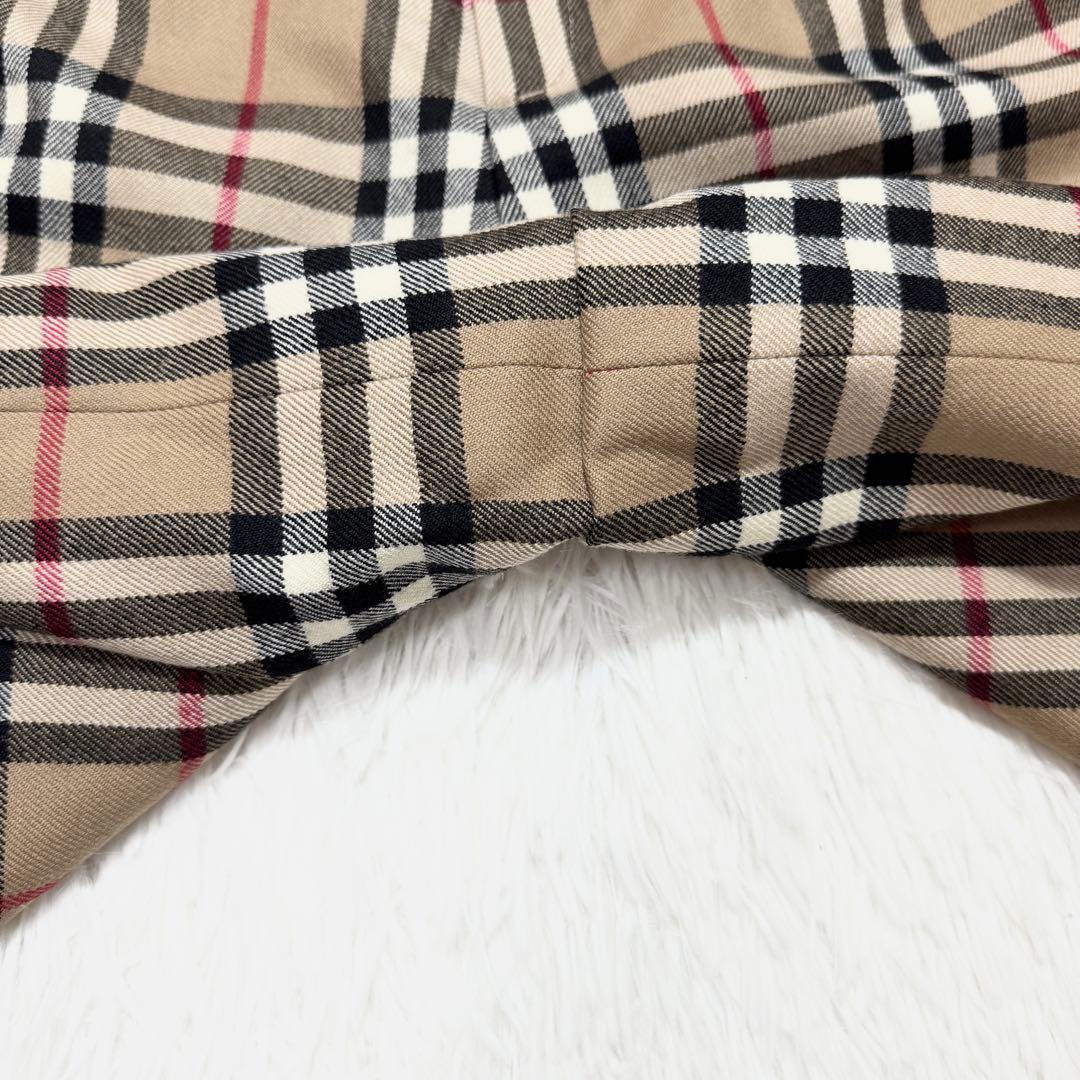 burberrys ノバチェック キュロット ハーフパンツ 撥水加工 キャメル