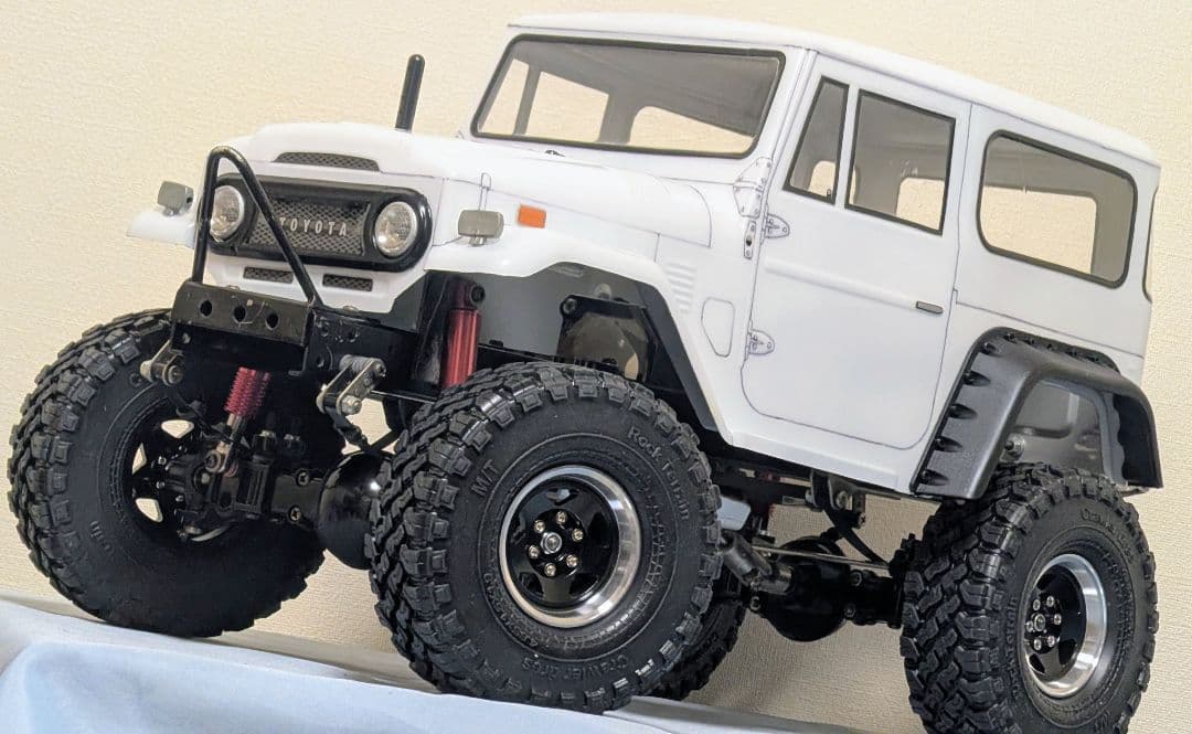 あ*ん様 製作途中 FJ40クローラー タミヤシャシー メカレス