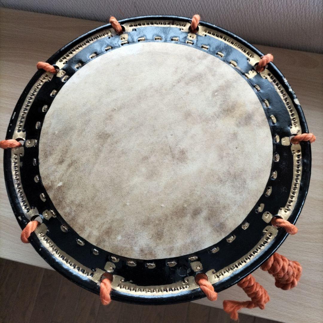 岡田屋布施　締太鼓　ハードケース付き　中古品