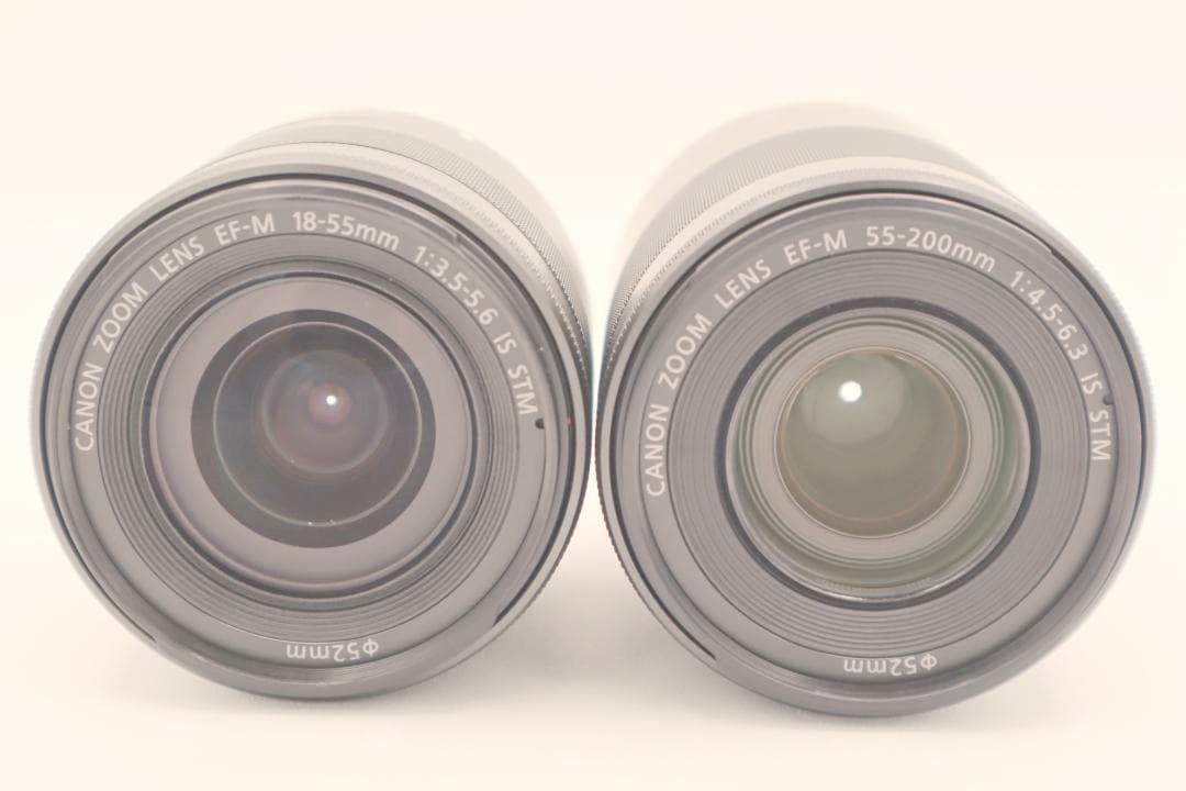 【美品】Canon キヤノン EOS M3 ダブルズームキット ブラック