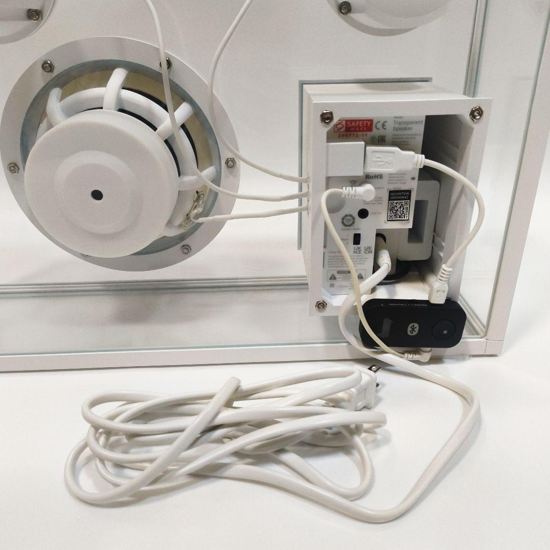 TRANSPARENT SPEAKER トランスペアレントスピーカー　ホワイト