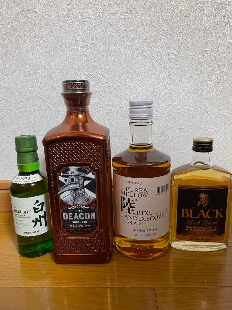 白州 ディーコン　陸　ニッカ　リッチブレンド　セット