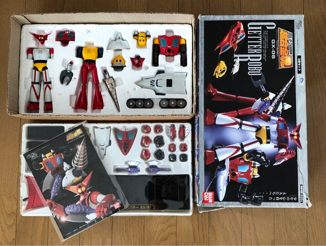 ゲッターロボ　超合金魂　ＧＸ-06 3体セット