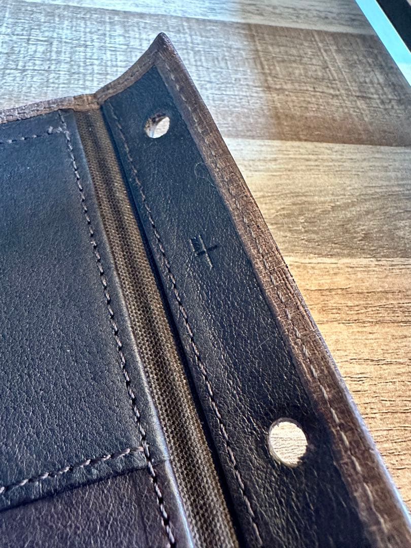 エムピウ(M+) ミッレフォッリエ2 P25 クアドレッティ　財布