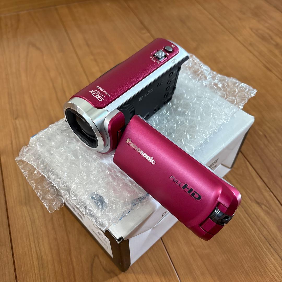 Panasonic HC-W590M ピンク ビデオカメラ本体