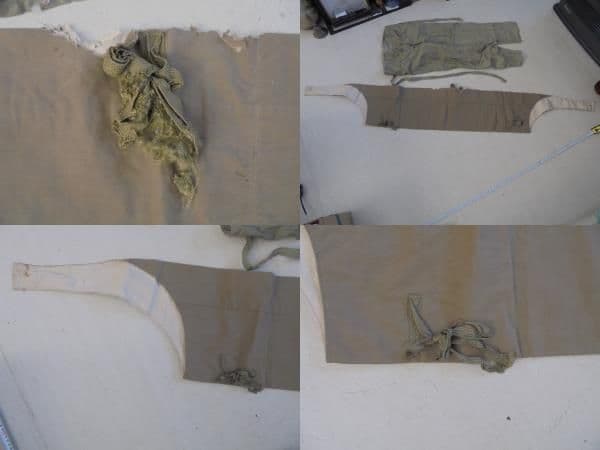 AKa6793　旧日本陸軍　背負い袋　ズボン　セット　当時物