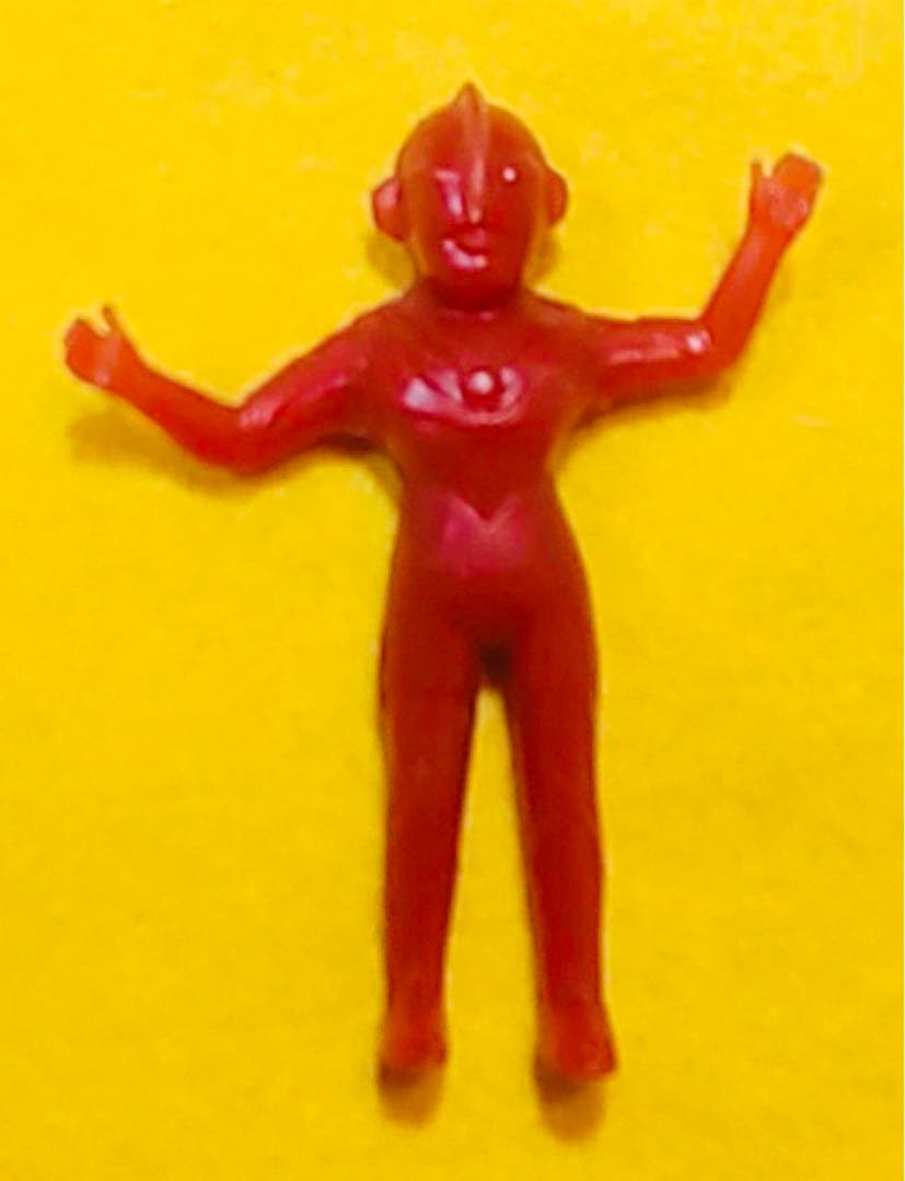1967年製ブルマァク赤ウルトラマン円谷プロ特撮ヒーローソフビ人形フィギュア朱色
