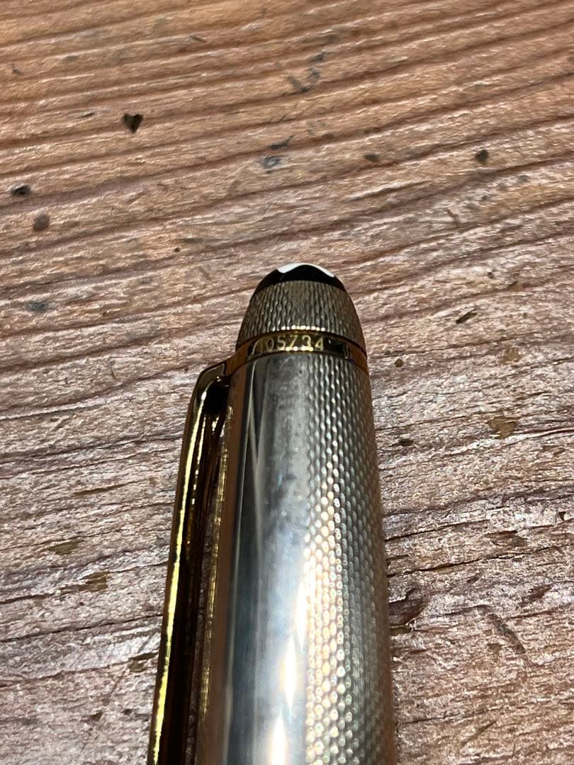 モンブランボールペン マイスターシュテュック ソリテール スターリングシルバー