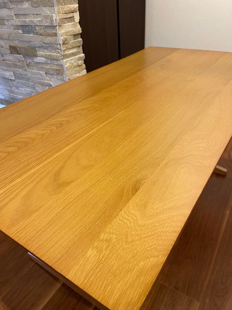 無印良品　ダイニングテーブル ナチュラル シンプル リビングテーブル　完成品