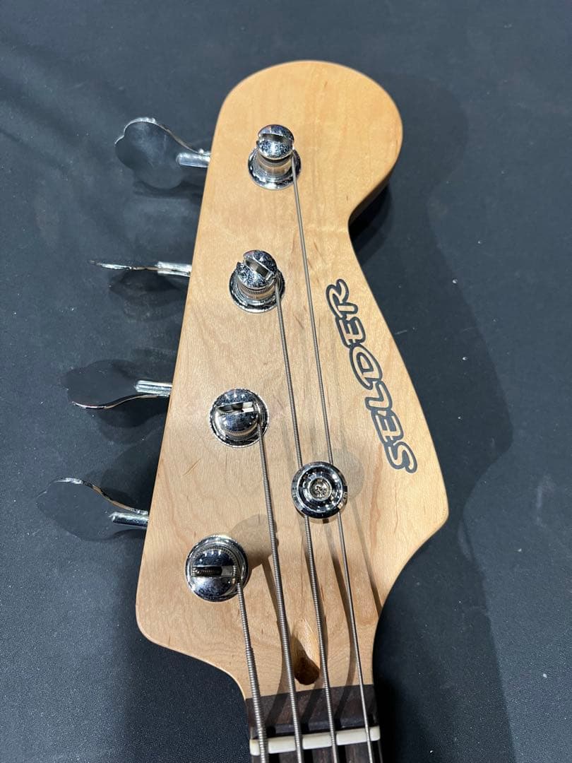 SELDER JAZZBASS BLACK べっ甲柄ピックガード　初心者オススメ