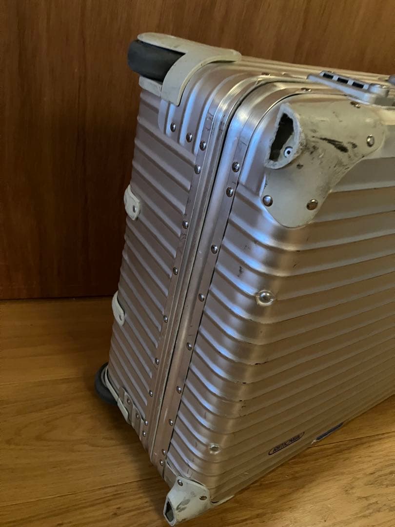 RIMOWA 63L 青ロゴ アルミニウム トパーズ