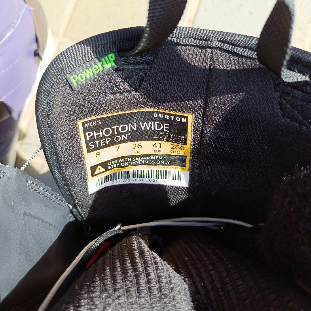 BURTON StepOnブーツ　Photon フォトン　26.0cm