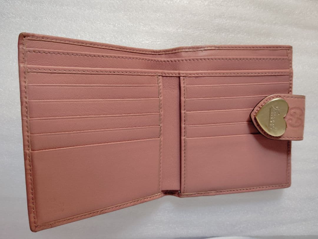 ばつまるグッチ 二つ折り財布 グッチシマ 203549 2184