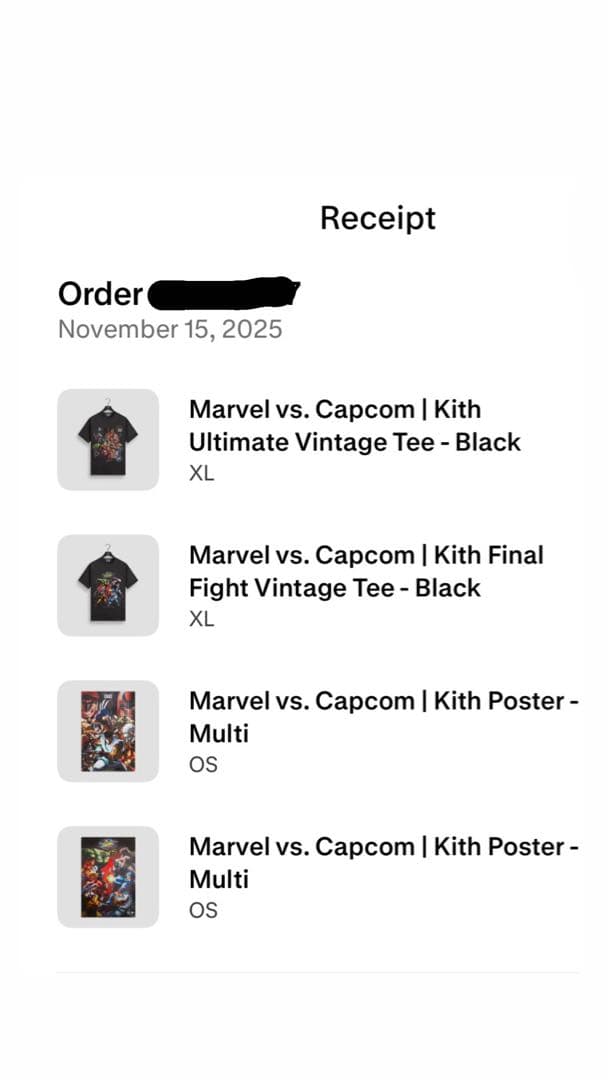 【希少】Kith x Marvel vs. Capcom Poster ポスター