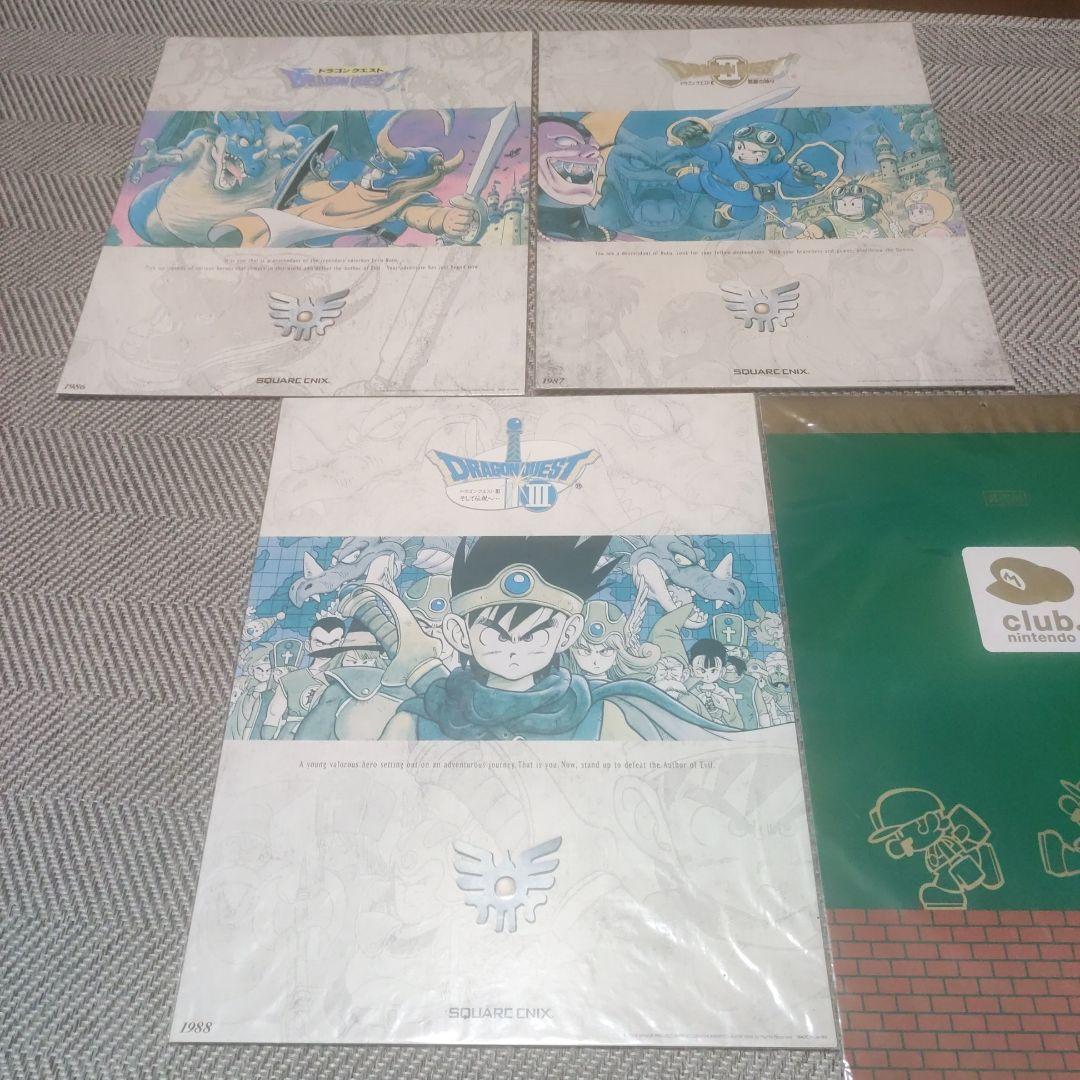 【レア当時物/未開封】ドラゴンクエスト レジェンズ ポスター ３枚セット+おまけ
