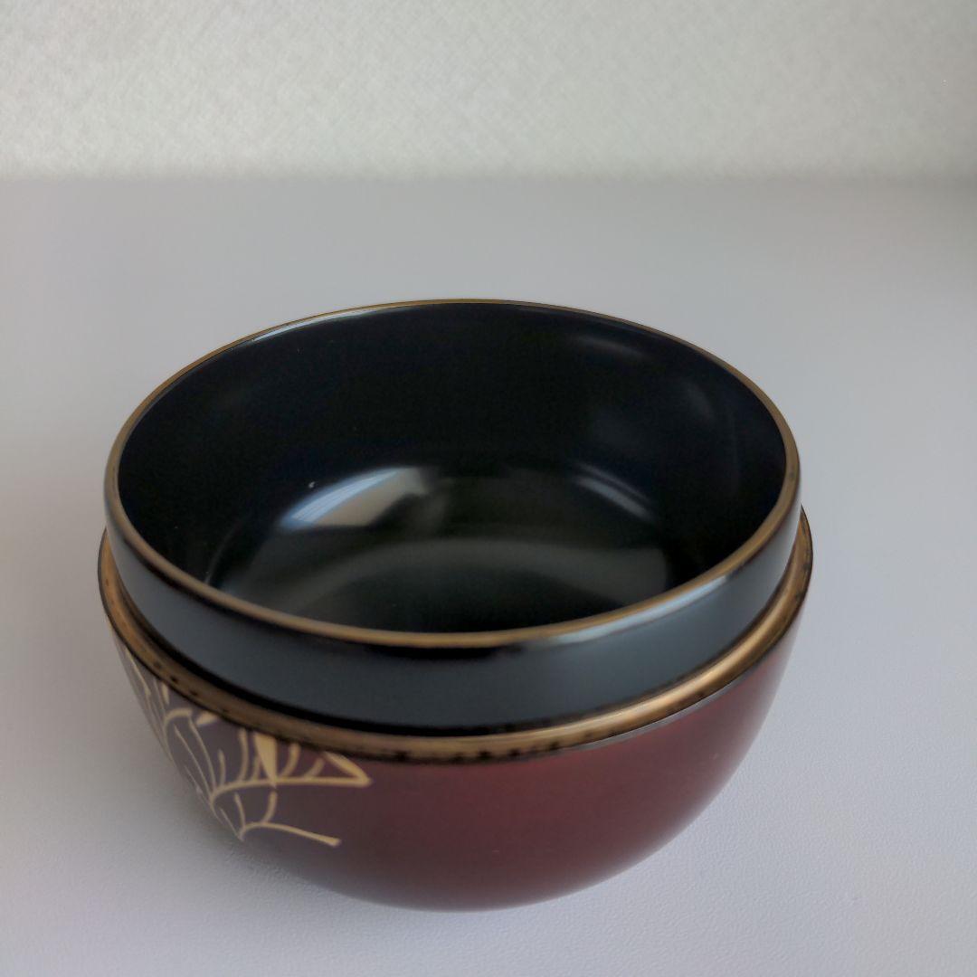 輪島塗 竹蒔絵 平棗 茶道具