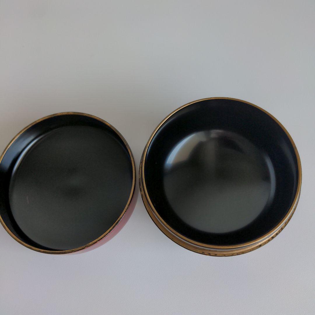 輪島塗 竹蒔絵 平棗 茶道具