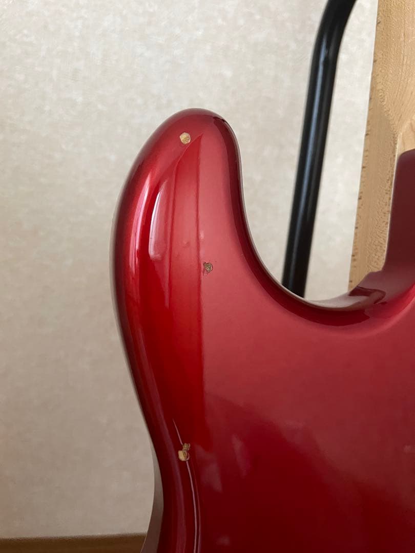 FERNANDES エレキギター　パール　レッド　ストラトキャスタータイプ