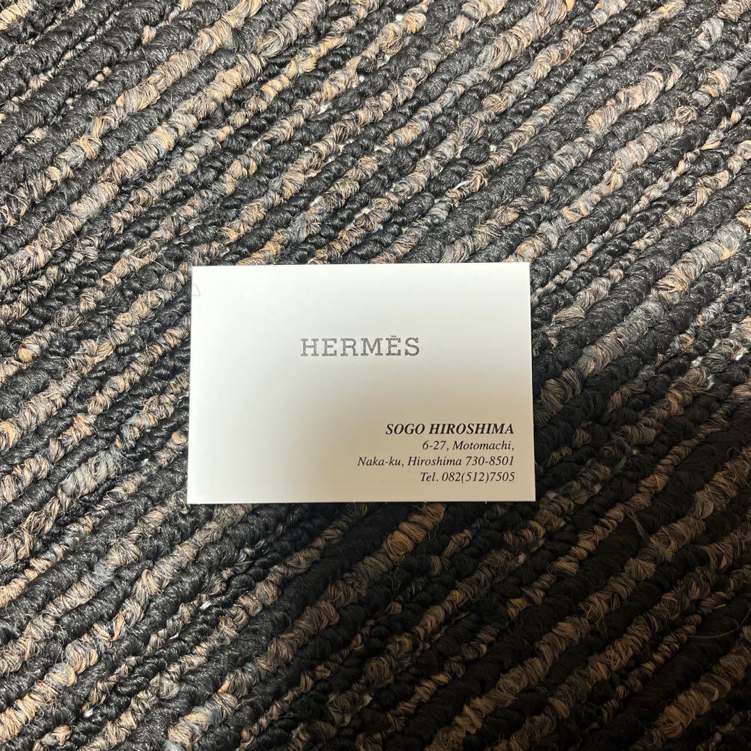 HERMES グレー レザー手袋　サイズ9