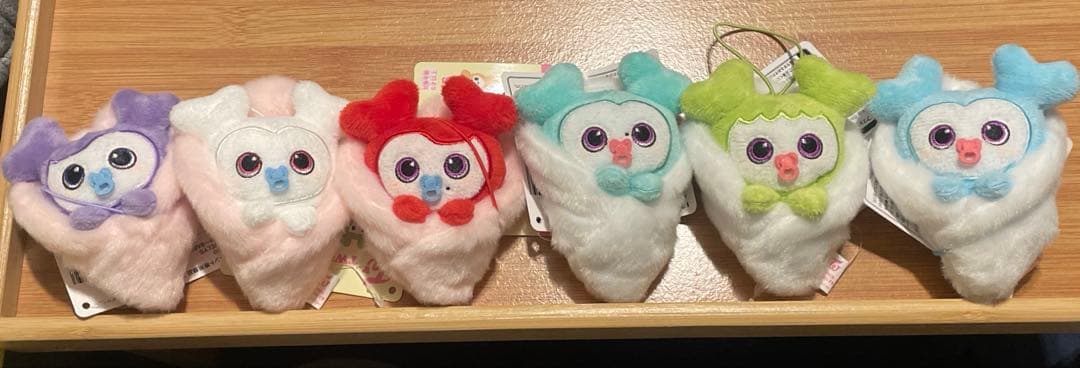 TWICE LOVELYS おくるみマスコットタグ付き未使用品　6個セット