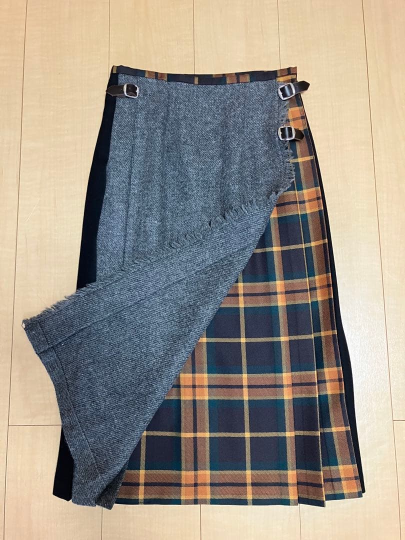 【O'NEIL OF DUBLIN】ウール キルトスカート
