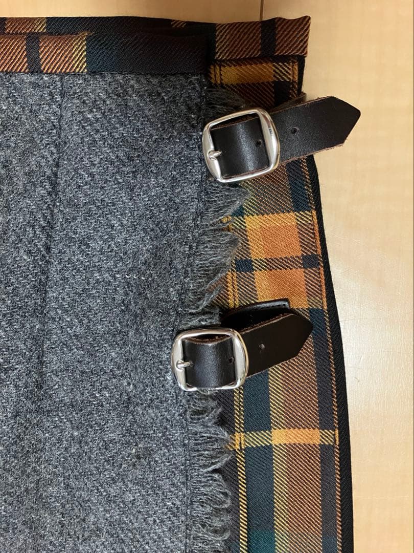 【O'NEIL OF DUBLIN】ウール キルトスカート