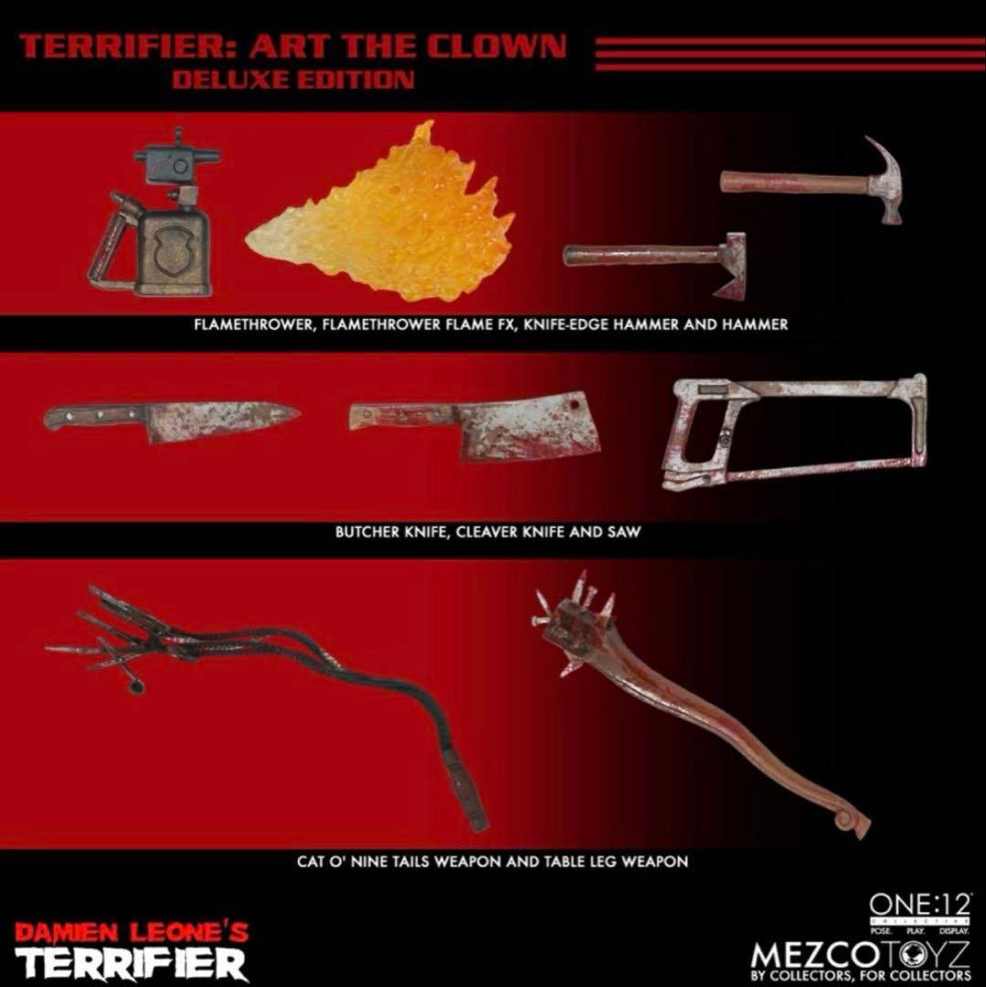 メズコ ワン12テリファーアート・ザ・クラウン 1/12 アクションフィギュア