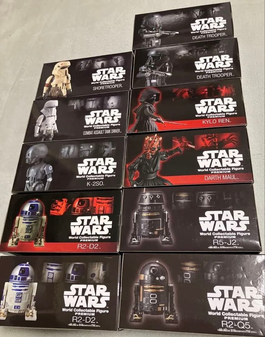 STAR WARS ワールドコレクタブルフィギュア プレミアム 11体セット