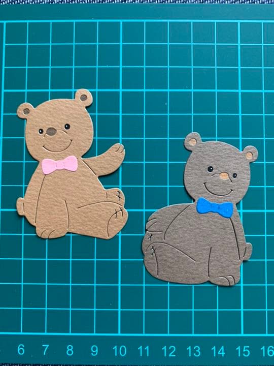 ◆オーダー用◆ダイカット 仲良しクマさん