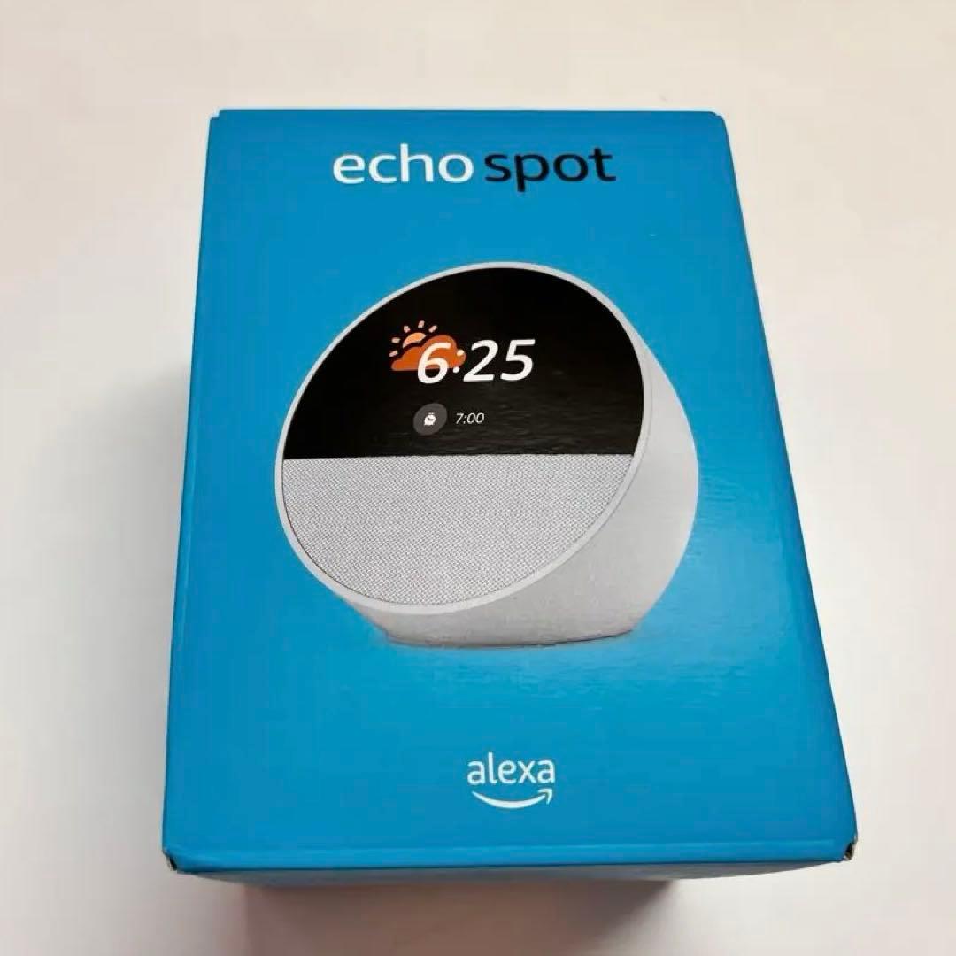 【新品未開封】2024発売Amazon Echo Spot同梱で割引（ホワイト）