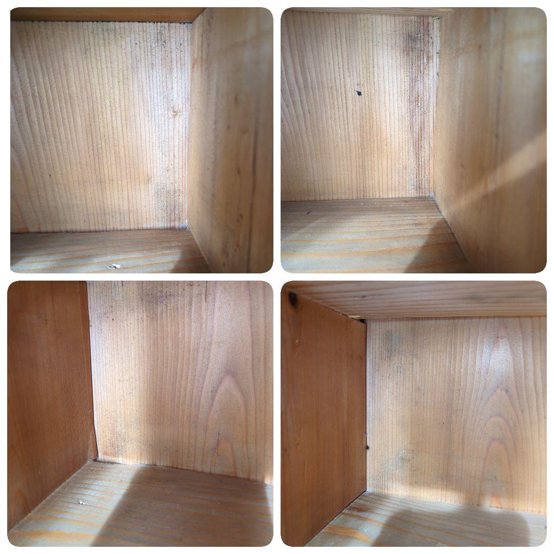 木製　什器　アンティーク　レトロ　食器棚　仕切り棚　収納棚　ラック