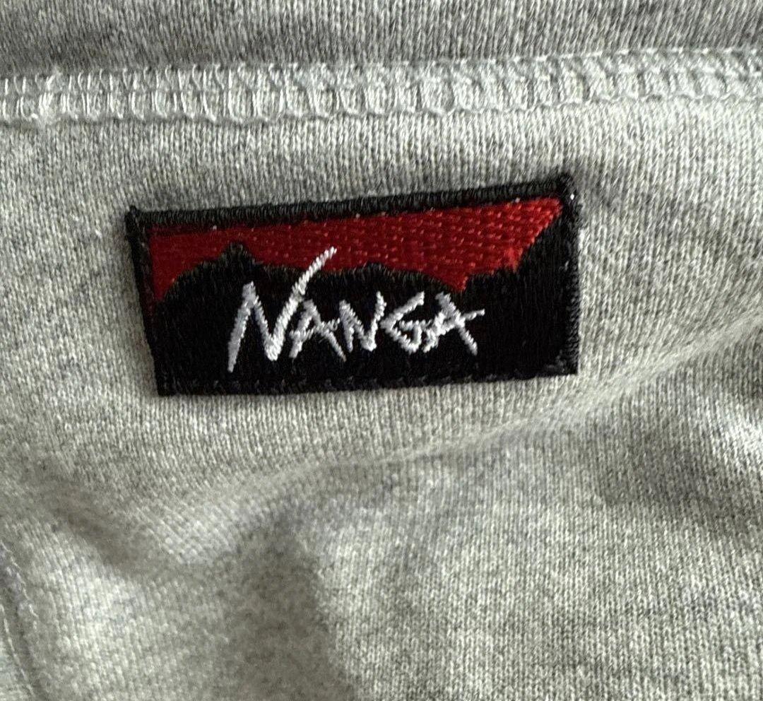 NANGA フード付きパーカー グレー　M