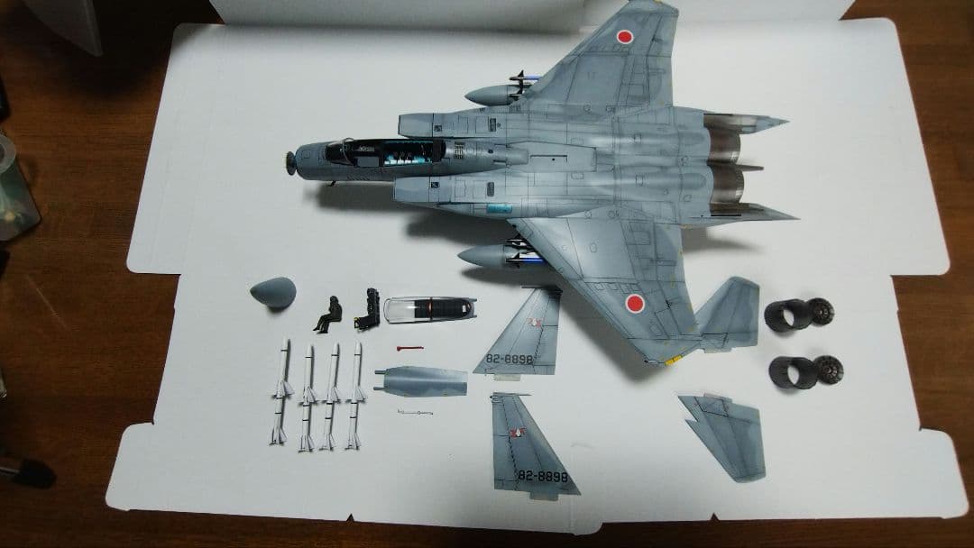 プラモデル完成機　1/48　航空自衛隊 F-15J イーグル