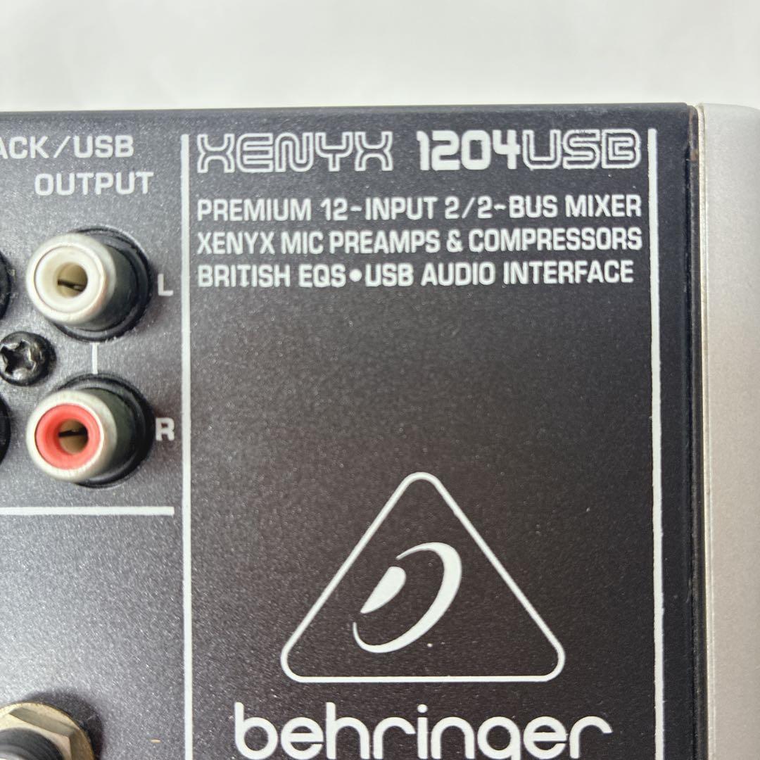 【作動確認済】behringer XENYX 1204USB アナログミキサー