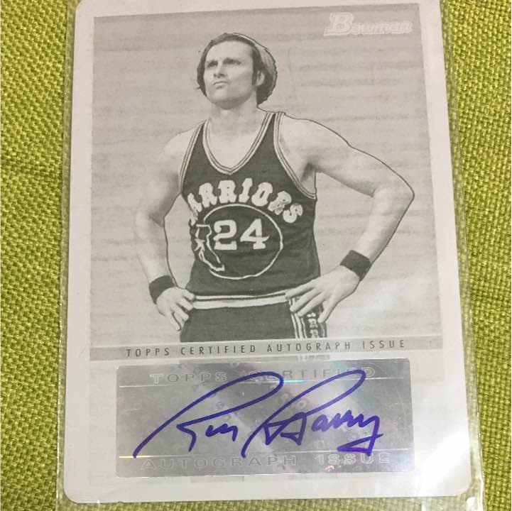 NBA リック バリー 1 of 1 auto 一枚限定　ワンオブワン　1/1