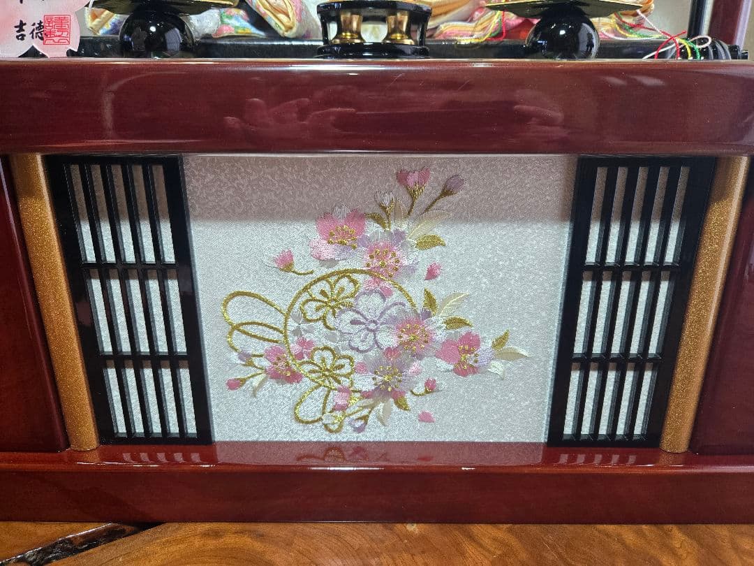 【一点限り】雛人形 収納飾り 　HS33