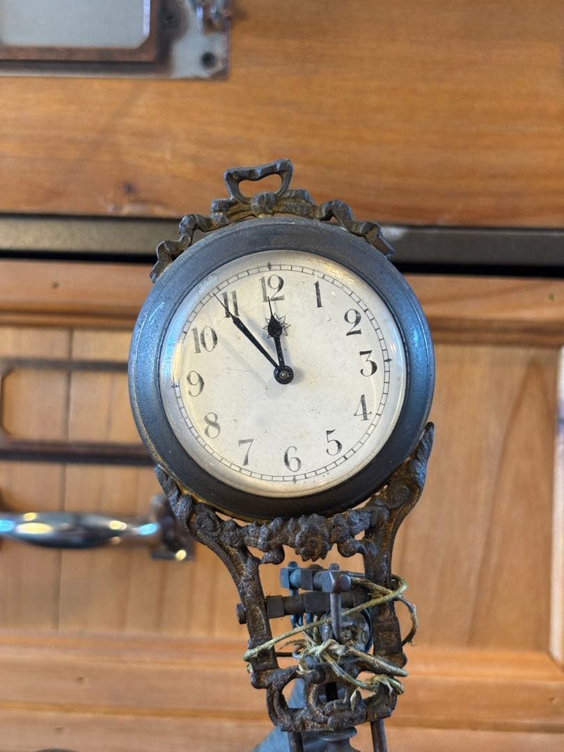 【JUNGHANS】　ユンハンス　置時計　ドイツ　ヴィンテージ　象　【JUNK】