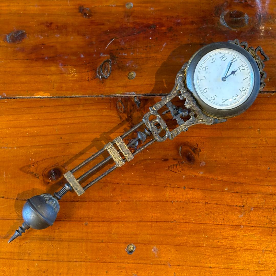 【JUNGHANS】　ユンハンス　置時計　ドイツ　ヴィンテージ　象　【JUNK】