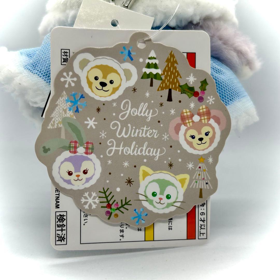 美品・ディズニー・ウィンターホリデー・ステラルー・ぬいぐるみバッジ・超人気モデル