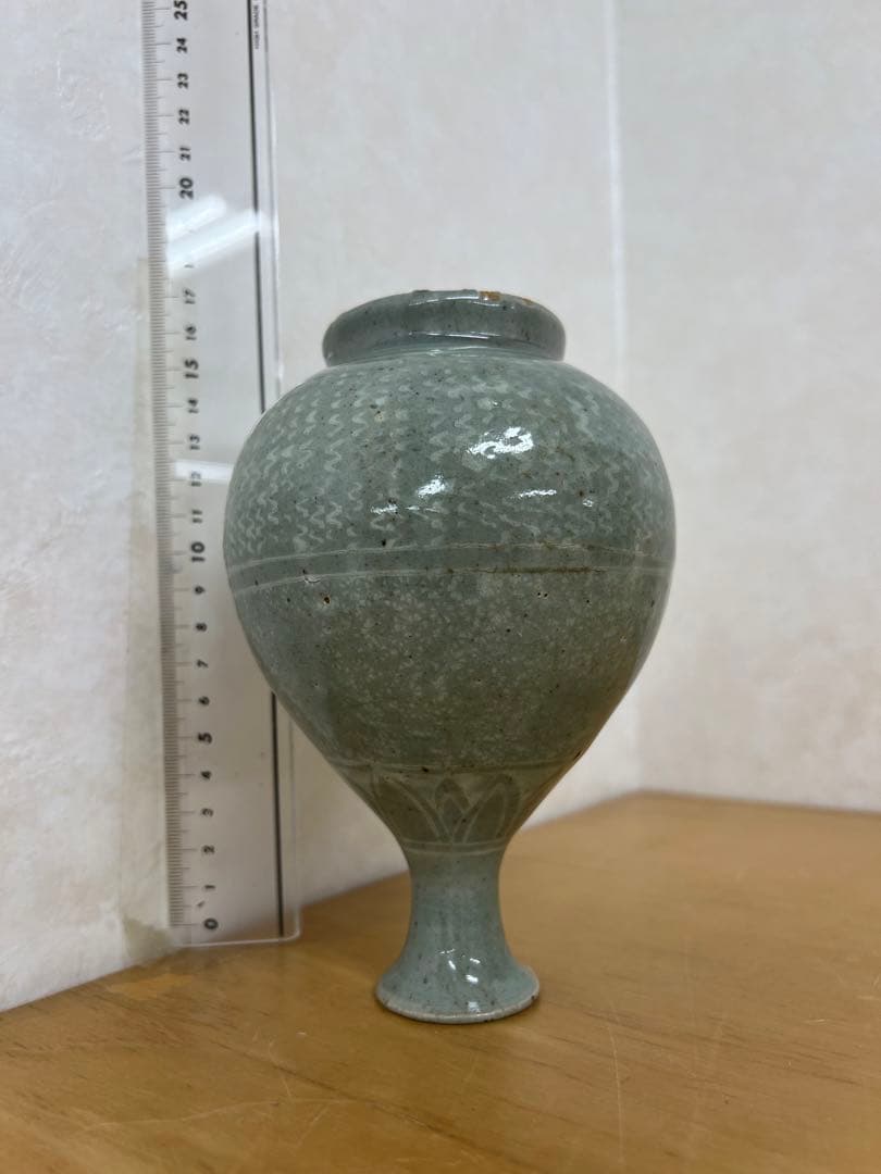 中国　朝鮮李朝高麗徳利　古美術　唐物コレクション韓国骨董　アンティーク江戸　青磁